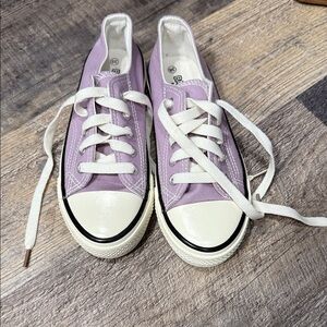 Purple Canvas Sneakers for girls
